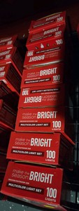 Lot of 8 - 100 pack Multicolor Lights