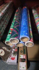 Lot of 5 Gift Wrap Rolls - 170 sq ft each roll