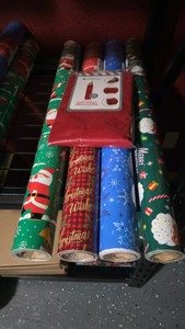 Lot of 4 Gift Wrap Rolls & Gift Wrap Holder - 170 sq ft each roll