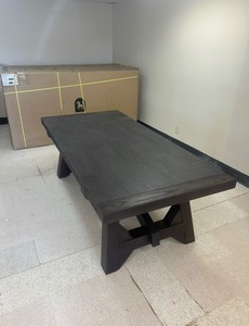 MSRP - $3,900 - Cavalletto Home Italian Rectangular Extension Table - Banco Brown