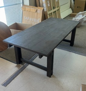 MSRP - $1800 - Cavalletto Home Banco Rectangular Dining Table - Banco Brown