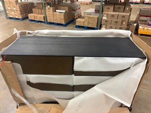 MSRP $2,140 - Cavalletto Home Eporedia 6 Drawers Dresser Black Romano
