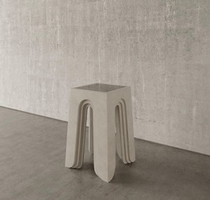 Casa Ispirata Aqueduct Side Table - Panna Cotta