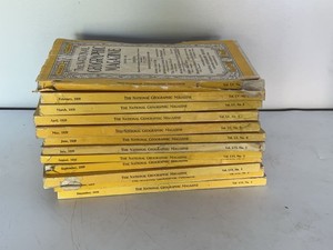 1929 National Geographic Magazine Full Year January-December Set