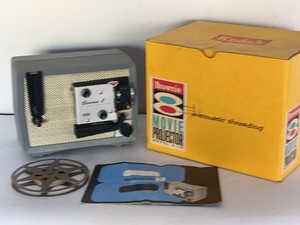 Kodak Brownie 8 Movie Projector Model A-15 w Box Reel Manual