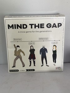 Mind the Gap Trivia Board Game Generations Party Game New Sealed