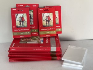 Canon PIXMA Photo Paper Assortment Glossy II 4x6 5x7 8.5x11 New Old Stock