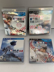 Sony PS3 MLB The Show 11 12 13 14 Baseball Video Game Set