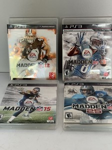 PS3 Madden NFL Football Game Lot 12 13 15 25 Sony PlayStation 3