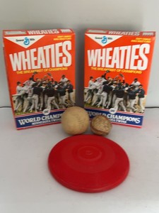 Minnesota Twins 1987 Wheaties Boxes Baseball Softball Wham-O Frisbee