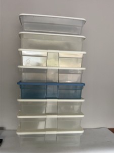 Rubbermaid Plastic Storage Tote Underbed Containers Assorted Colors
