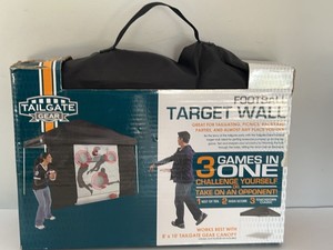 Tailgate Gear Football Target Wall Canopy Tailgating Game Set