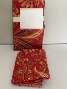 Pottery Barn Foundations Piper Floral Euro Sham 26x26 New Old Stock