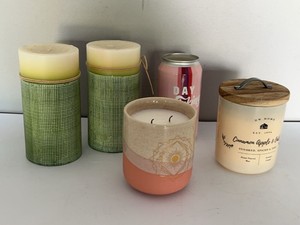 Assorted Scented Candle Lot Pier 1 DW Home Inner World Decor