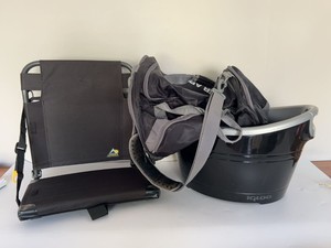 Assorted Outdoor Gear Lot Igloo Cooler Tub Under Armour GCI Sports Seat