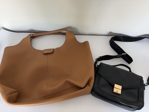 Calvin Klein XL Tote with Matching Pouch & Black Crossbody Handbag