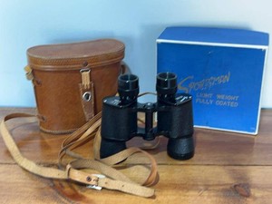 Vintage Sportsman 7x35 Binoculars w Case Strap & Original Box very good condition