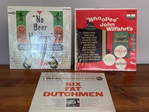Vintage Decca Polka LPs Whoopee John Wilfahrt & Six Fat Dutchmen