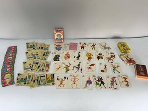 Vintage Childrens Card Game Lot Whitman Old Maid Barbie Dagwood & Blondie Complete Sets