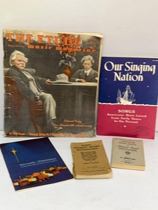 Lot of Vintage Music Songbooks, Etude Magazine & Reference Booklets