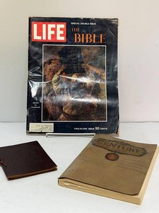 Lot of Assorted Vintage Life Magazine, Century Magazine & Minnesota University 1923 Class invitation