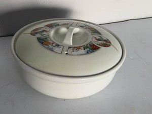 Royal Rochester Occupied Japan Covered Vegetable Bowl Bird Decor
