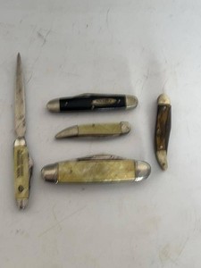 Lot of Assorted Vintage Pocket Knives Advertising & Jack Knife Mix