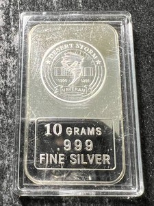 10 GRAMS .999 FINE SILVER BAR IN AIRTITE
