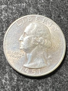 1951-S US WASHINGTON QUARTER