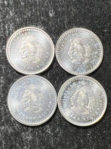 .4 TROY OZ .999 FINE SILVER TOTAL AZTEC ROUNDS