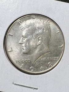 1968-D US KENNEDY HALF DOLLAR