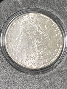 1901-O US MORGAN SILVER DOLLAR IN BOX