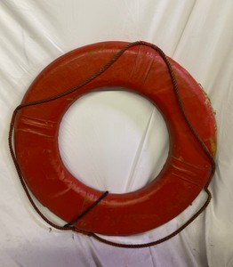 Vintage Marine Life Ring with Rope
