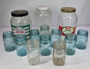 Vintage Ball Perfect Mason & Advertising Glass Jar Collection