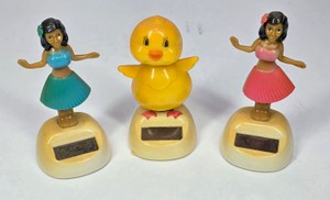 FSG Solar Dancing Hula Girl & Duck Figurines  20112012