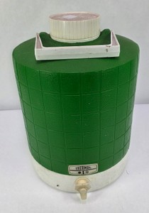 Vintage Thermos Beverage Cooler  Water Jug with Spigot