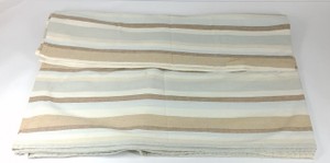 100% Cotton Striped Throw Blanket  Made in India