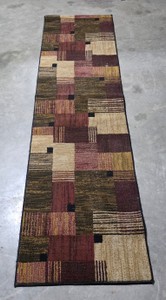 Renaissance Geometric Olefin Runner Rug