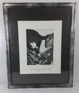 Ansel Adams The Mural Project 19411942 Yellowstone Falls Framed Print