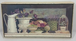 Kathryn White Fleurs de Paris Framed Floral Art Print
