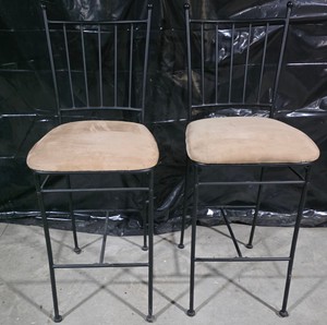 Chengdu Koushing Metal Bar Stools with Upholstered Seats  2015