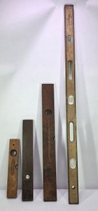 Assorted Vintage Wooden Spirit Levels