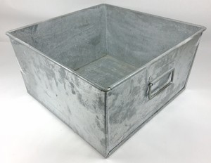 Pottery Barn Kids Galvanized Metal Storage Bin