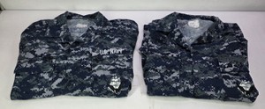 U.S. Navy NWU Type I Blue Digital Camouflage Uniform Shirts