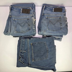 Old Mill Insulated Mens Blue Denim Jeans, 3 Pairs