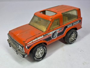 Vintage 1980s Nylint Ford Bronco Bass Chaser Pressed Steel Toy Truck