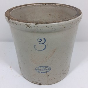 Red Wing Union Stoneware Co. 3-Gallon Wing Crock