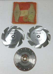 Sears Craftsman Kromedge 8 Thin Rim Dado Set No. 9-253 with Case