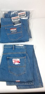 Mission Ridge & Authentic Rugged Wear Mens Blue Denim Jeans, 3 Pairs New with Tags