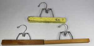 Vintage Wooden Clamp Skirt  Pants Hangers